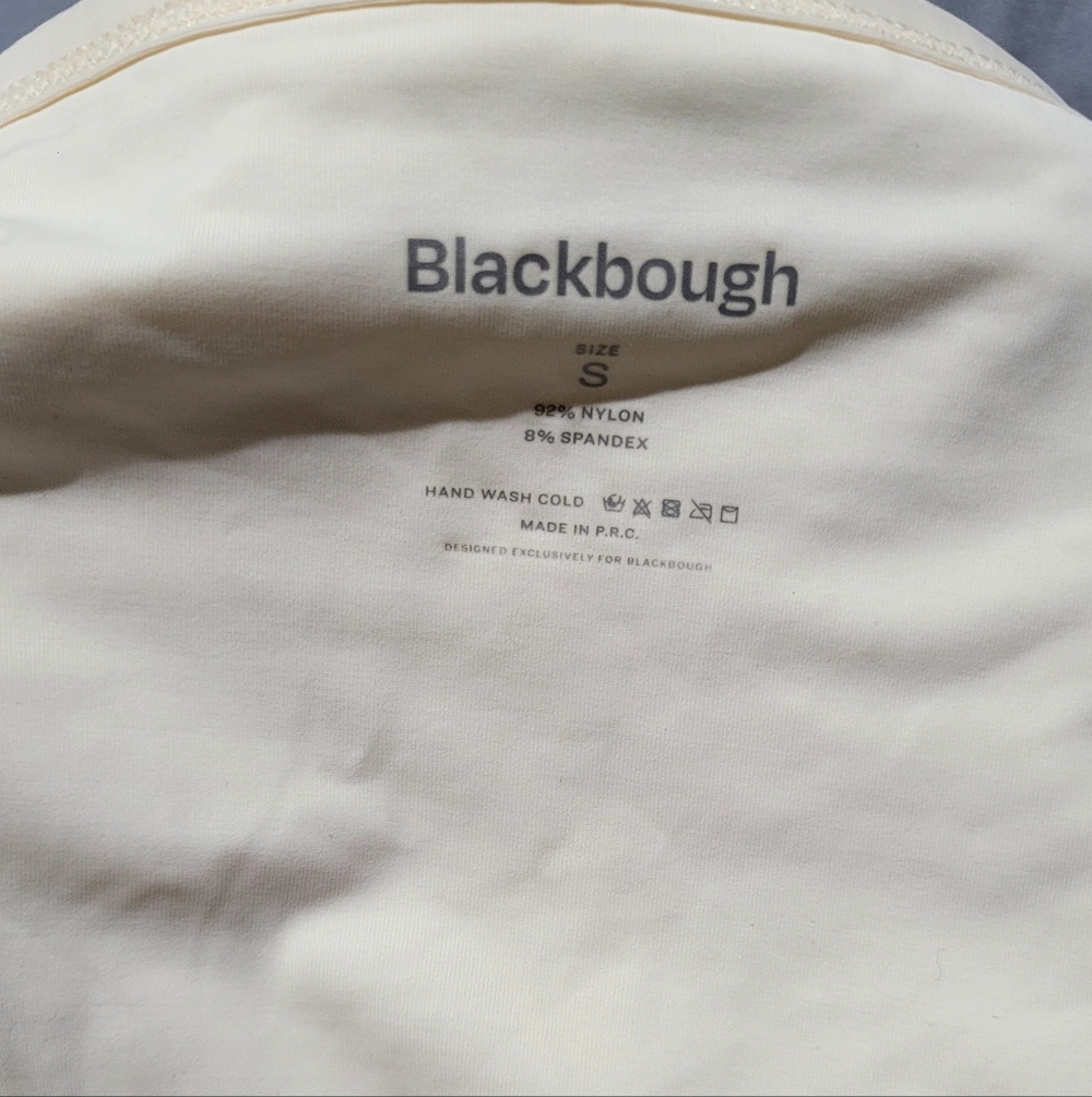Blackbough Monogram Bikini Bottom Cream Textured NWT Size S - Picture 4 of 6